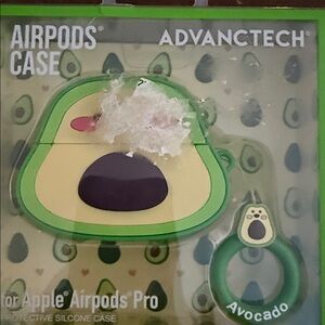 Avocado, apple AirPods Pro case holder